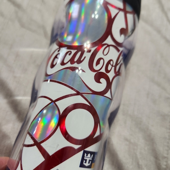 Coca-Cola Royal Caribbean 16 oz Reusable Insulated Tumbler W' Lid 2008 - Picture 2 of 5